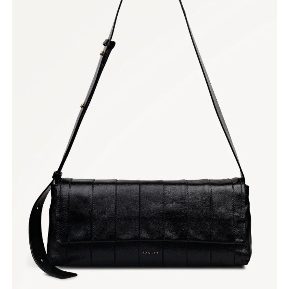 Radley London Annabel 113072 Stripe Medium Flapover Shoulder Bag